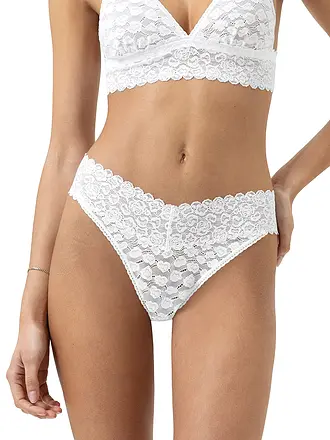 MEY | String SAVAGE LACE weiss | 